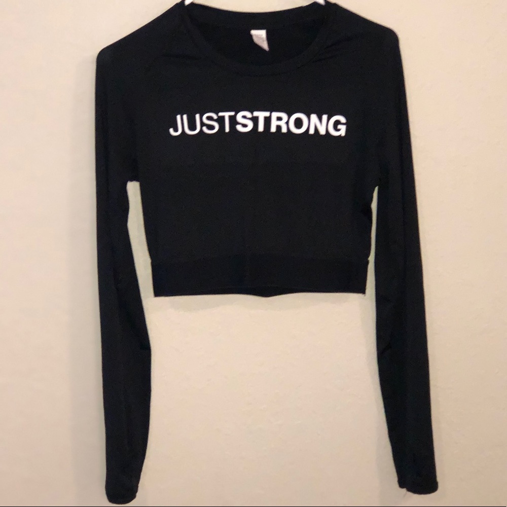 Athletic crop top